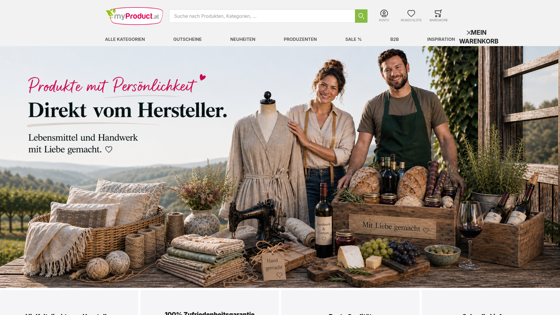 myProduct.at homepage
