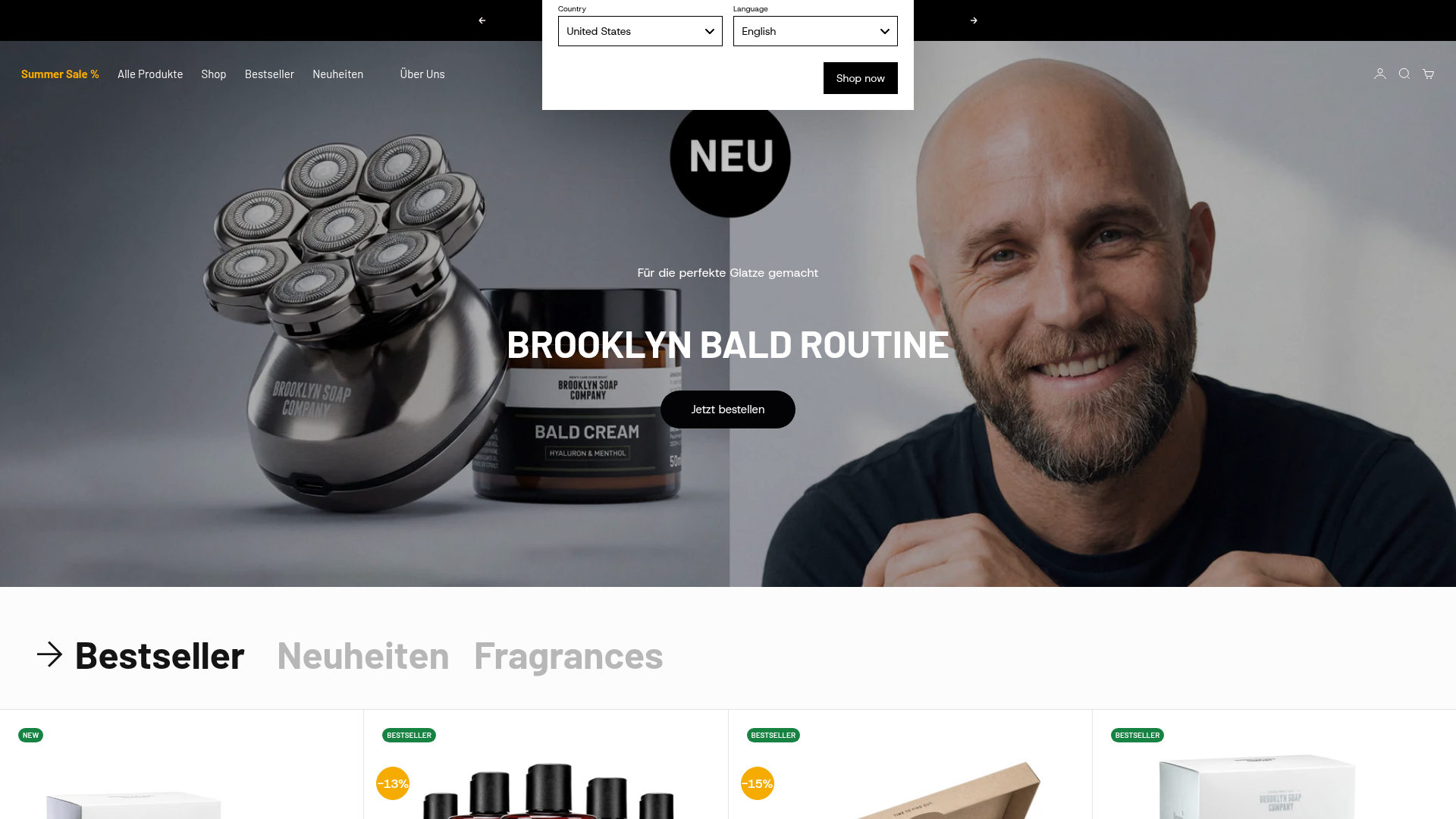 Brooklyn Soap Co. homepage